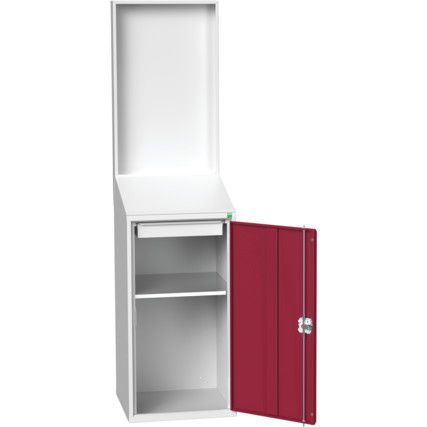 VERSO ECONOMY LECTERN CBOARD WITH PLAIN PANEL 1 SHELF 1 DRAWER