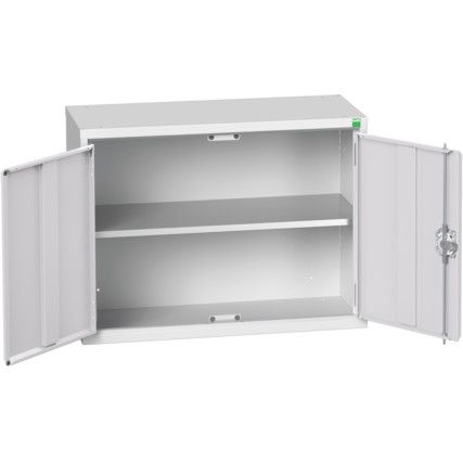 Verso Wall Cabinet, 2 Doors,Grey, 600 x 800 x 350mm