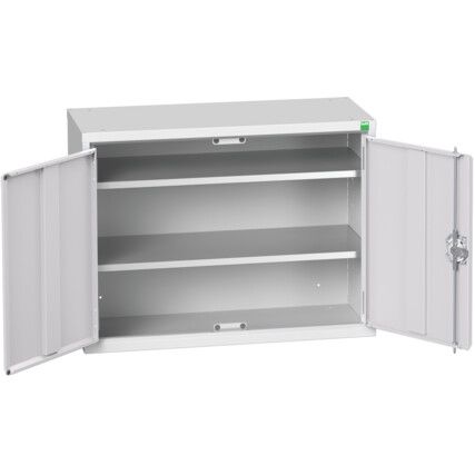 Verso Wall Cabinet, 2 Doors,Grey, 600 x 800 x 350mm