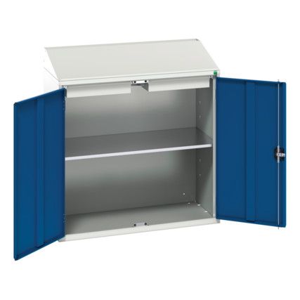 Verso Lectern, 2 Doors, Blue, 1130 x 1050 x 550mm