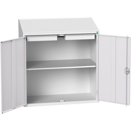 Verso Lectern, 2 Doors, Light Grey, 1130 x 1050 x 550mm