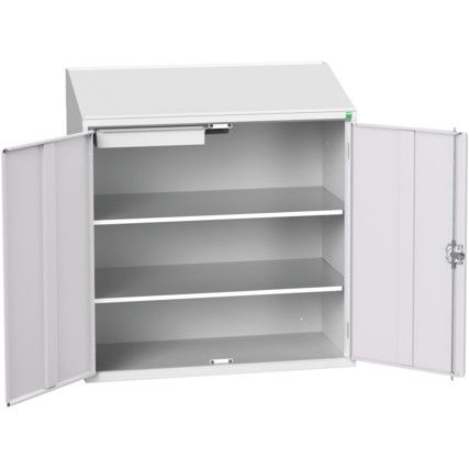 Verso Lectern, 2 Doors, Light Grey, 1130 x 1050 x 550mm