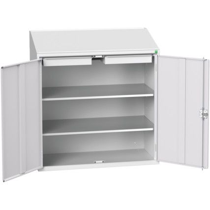 Verso Lectern, 2 Doors, Light Grey, 1130 x 1050 x 550mm