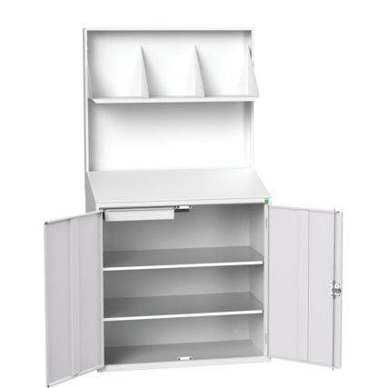 VERSO ECONOMY LECTERN CBOARD WITH PLAIN BACK PANEL & FILE HOLDER