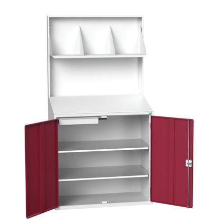 VERSO ECONOMY LECTERN CBOARD WITH PLAIN BACK PANEL & FILE HOLDER