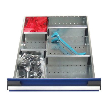 cubio, Divider Kit, Steel, Galvanised, 525x650x52mm, 6 Compartments