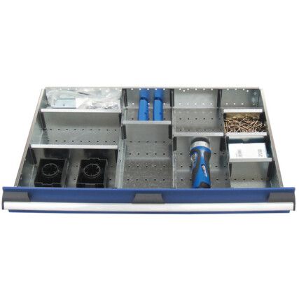 cubio, Divider Kit, Steel, Galvanised, 800x525x52mm, 11 Compartments