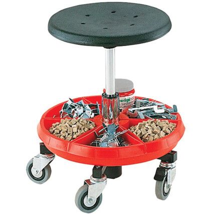 Mobile Work Stool - Height Adjustable from 360-475mm