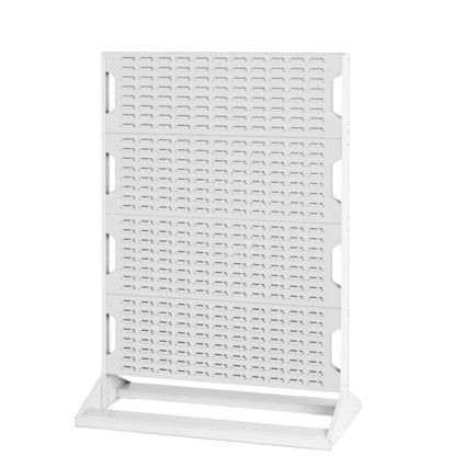 Louvre Double Sided Panel Rack, 1450mm x 1000mm x 550mm, Grey