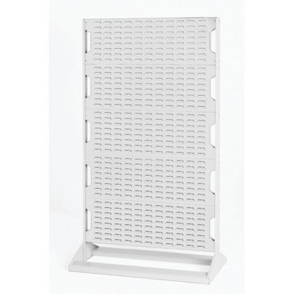 Louvre Double Sided Panel Rack, 1775mm x 1000mm x 550mm, Grey