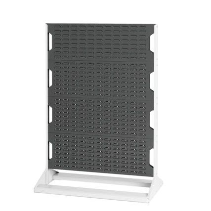 Louvre Single Sided Panel Rack, 1450mm x 1000mm x 550mm, Grey