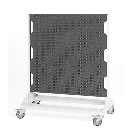 Louvre Panel Trolley, 1250mm x 1000mm x 550mm, Grey