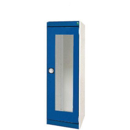 CUBIO SMLF-5516 CUPBOARD HOUSING WITH WINDOW DOOR-LIGHT GREY/BLUE