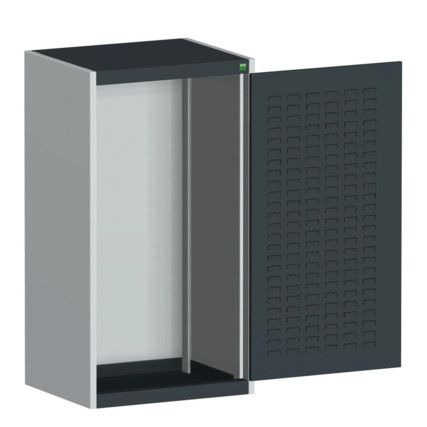 CUBIO SMLF-6512 CUPBOARD HOUSING WITH LOUVRE DOOR-LIGHT/ANTH GREY