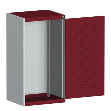 CUBIO SMLF-6512 CUPBOARD HOUSING WITH LOUVRE DOOR-LIGHT GREY/RED