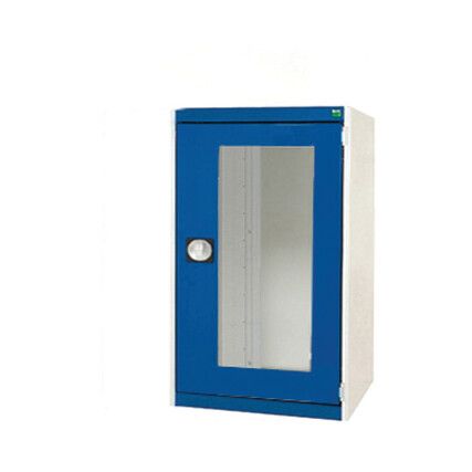 CUBIO SMLF-6512 CUPBOARD HOUSING WITH WINDOW DOOR-LIGHT GREY/BLUE