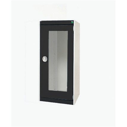 CUBIO SMLF-6512 CUPBOARD HOUSING WITH WINDOW DOOR-LIGHT/ANTH GREY