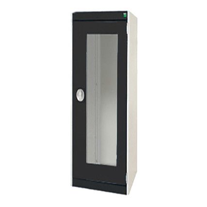 CUBIO SMLF-6516 CUPBOARD HOUSING WITH WINDOW DOOR-LIGHT/ANTH GREY