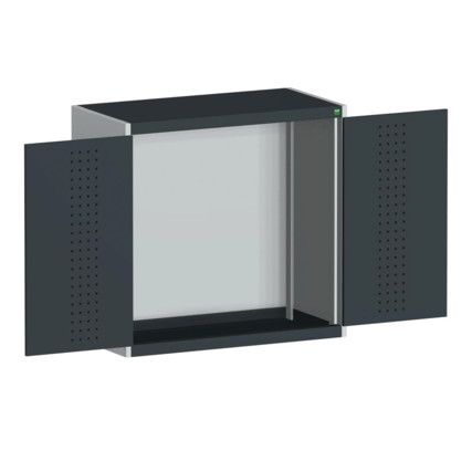 CUBIO SMLF-10510 CUPBOARD HOUSING WITH PERFO DOOR-LIGHT/ANTH GREY