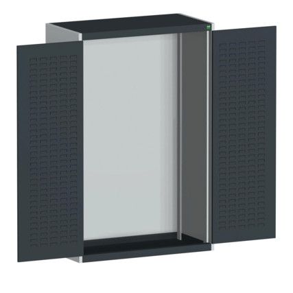 CUBIO SMLF-10516 CUPBOARD HOUSING WITH LOUVRE DOOR-LIGHT/ANTH GREY