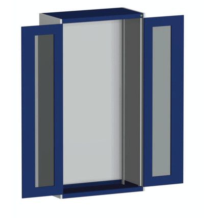 CUBIO SMLF-10512 CUPBOARD HOUSING WITH WINDOW DOOR-LIGHT GREY/BLUE