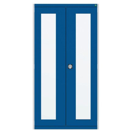 CUBIO SMLF-10520 CUPBOARD HOUSING WITH WINDOW DOOR-LIGHT GREY/BLUE