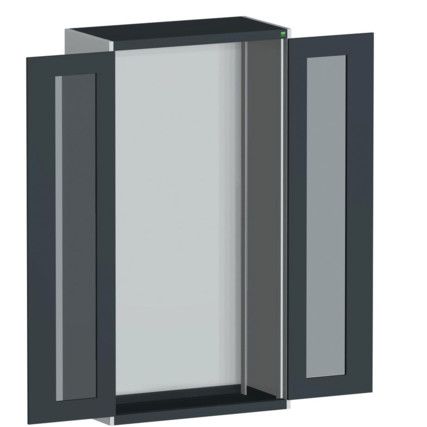 CUBIO SMLF-10520 CUPBOARD HOUSING WITH WINDOW DOOR-LIGHT/ANTH GREY