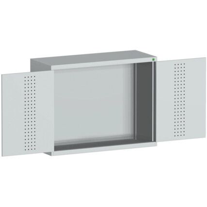 CUBIO SMLF-13510 CUPBOARD HOUSING WITH PERFO DOOR-LIGHT GREY/BLUE