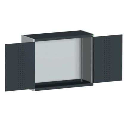 CUBIO SMLF-13510 CUPBOARD HOUSING WITH PERFO DOOR-LIGHT/ANTH GREY