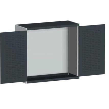 CUBIO SMLF-13512 CUPBOARD HOUSING WITH LOUVRE DOOR-LIGHT/ANTH GREY