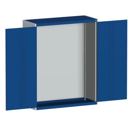 CUBIO SMLF-13516 CUPBOARD HOUSING WITH PERFO DOOR-LIGHT GREY/BLUE