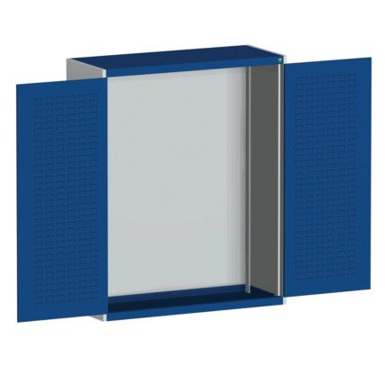 CUBIO SMLF-13516 CUPBOARD HOUSING WITH LOUVRE DOOR-LIGHT GREY/BLUE