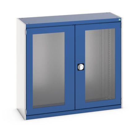 CUBIO SMLF-13512 CUPBOARD HOUSING WITH WINDOW DOOR-LIGHT GREY/BLUE