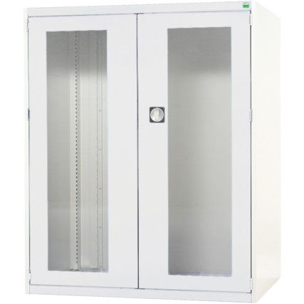 CUBIO SMLFS-13516 CUPBOARD HOUSING WITH WINDOW DOORS-LIGHT GREY