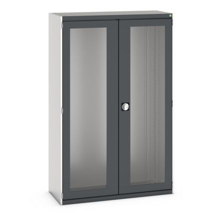 CUBIO SMLF-13520 CUPBOARD HOUSING WITH WINDOW DOOR-LIGHT/ANTH GREY