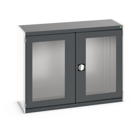 CUBIO SMLF-13510 CUPBOARD HOUSING WITH WINDOW DOOR-LIGHT/ANTH GREY