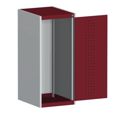 CUBIO SMLF-5612 CUPBOARD HOUSING WITH PERFO DOOR-LIGHT GREY/RED