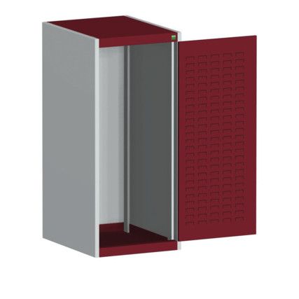 CUBIO SMLF-5612 CUPBOARD HOUSING WITH LOUVRE DOOR-LIGHT GREY/RED