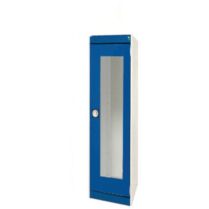 CUBIO SMLF-5620 CUPBOARD HOUSING WITH WINDOW DOOR-LIGHT GREY/BLUE