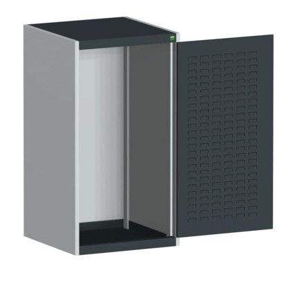 CUBIO SMLF-6612 CUPBOARD HOUSING WITH LOUVRE DOOR-LIGHT/ANTH GREY