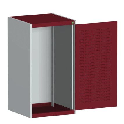 CUBIO SMLF-6612 CUPBOARD HOUSING WITH LOUVRE DOOR-LIGHT GREY/RED