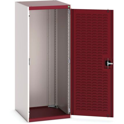 CUBIO SMLF-6616 CUPBOARD HOUSING WITH LOUVRE DOOR-LIGHT GREY/RED