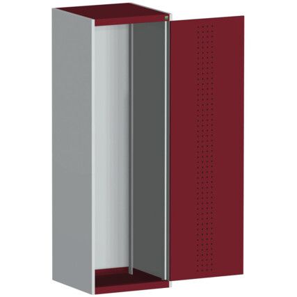 CUBIO SMLF-6620 CUPBOARD HOUSING WITH PERFO DOOR-LIGHT GREY/RED