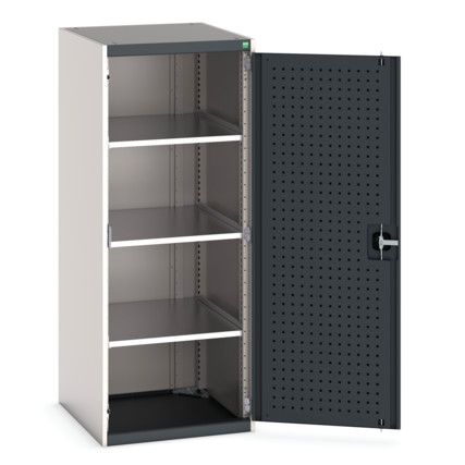 Cubio Storage Cabinet, Single Door, Anthracite Grey, 1600 x 650 x 650mm