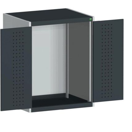 CUBIO SMLF-8610 CUPBOARD HOUSING WITH PERFO DOOR-LIGHT/ANTH GREY