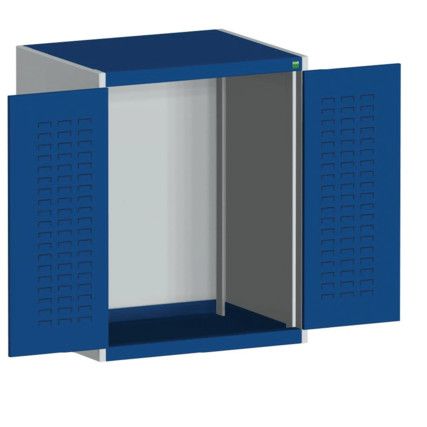 CUBIO SMLF-8610 CUPBOARD HOUSING WITH LOUVRE DOOR-LIGHT GREY/BLUE