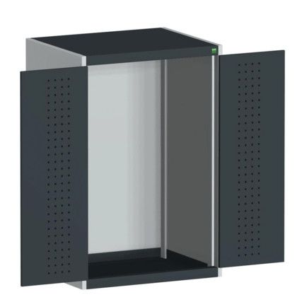 CUBIO SMLF-8612 CUPBOARD HOUSING WITH PERFO DOOR-LIGHT/ANTH GREY