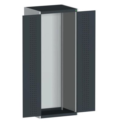 CUBIO SMLF-8620 CUPBOARD HOUSING WITH PERFO DOOR-LIGHT/ANTH GREY