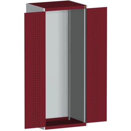 CUBIO SMLF-8620 CUPBOARD HOUSING WITH PERFO DOOR-LIGHT GREY/RED