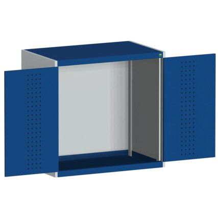 CUBIO SMLF-10610 CUPBOARD HOUSING WITH PERFO DOOR-LIGHT GREY/BLUE